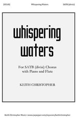 Whispering Waters SATB choral sheet music cover